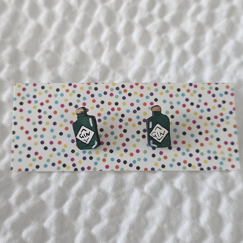 "Gin Earrings" Locally Made In Australia